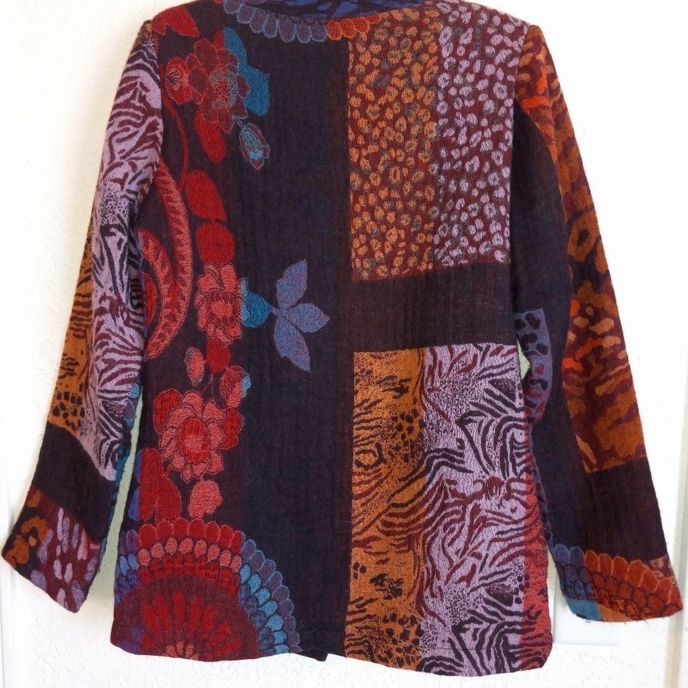 VINTAGE VENARIO BOILED WOOL LINED LIGHT WEIGHT JACKET - Picture 5 of 6